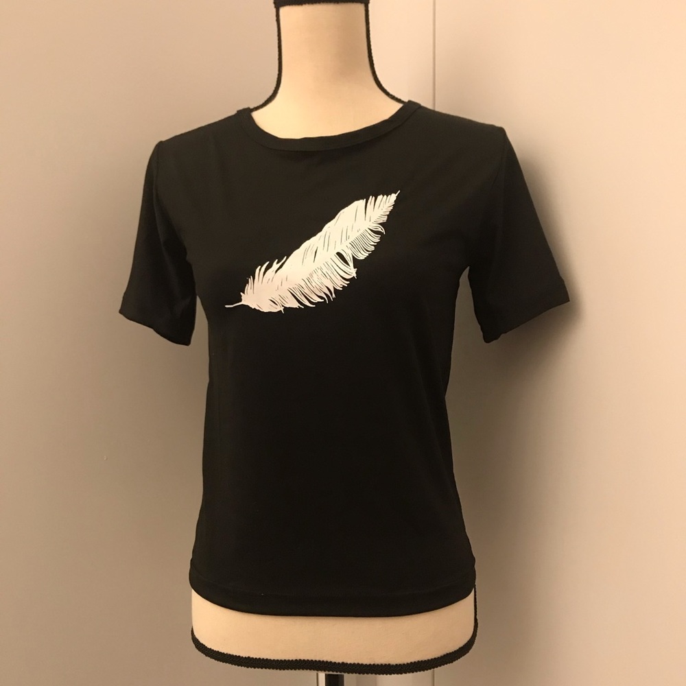 Feather Print T-shirt